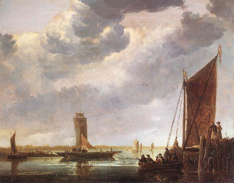 CUYP, Aelbert The Ferry Boat fg Norge oil painting art